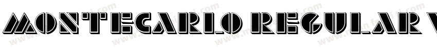 MonteCarlo Regular Version 1009Fo字体转换